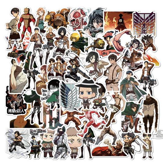 50pcs Attack on Titan 1 Stickers