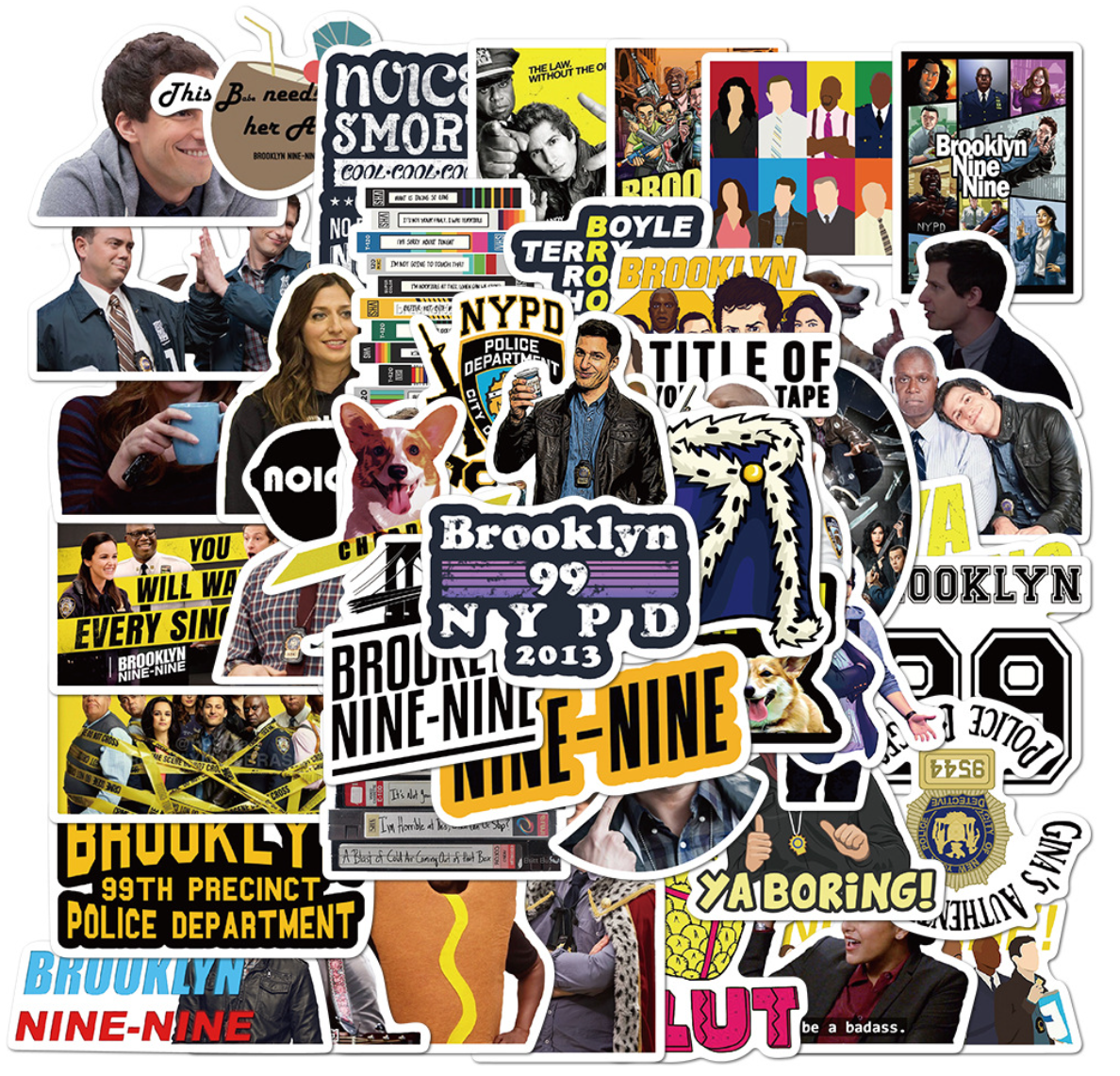 50pcs Brooklyn Nine Nine Stickers AU Sticker World 50pcs-brooklyn-nine-nine-stickers-au-sticker-world