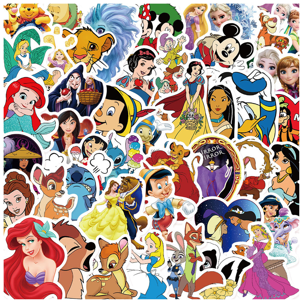 50pcs Disney Collection 1 Stickers – AU Sticker World