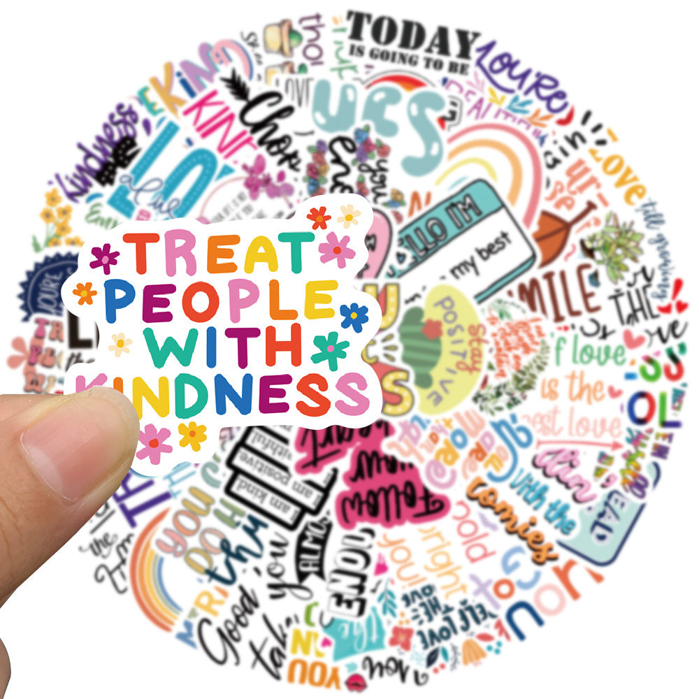 Encouraged Sticker 52pcs Encourage Words 2 Stickers – AU Sticker World