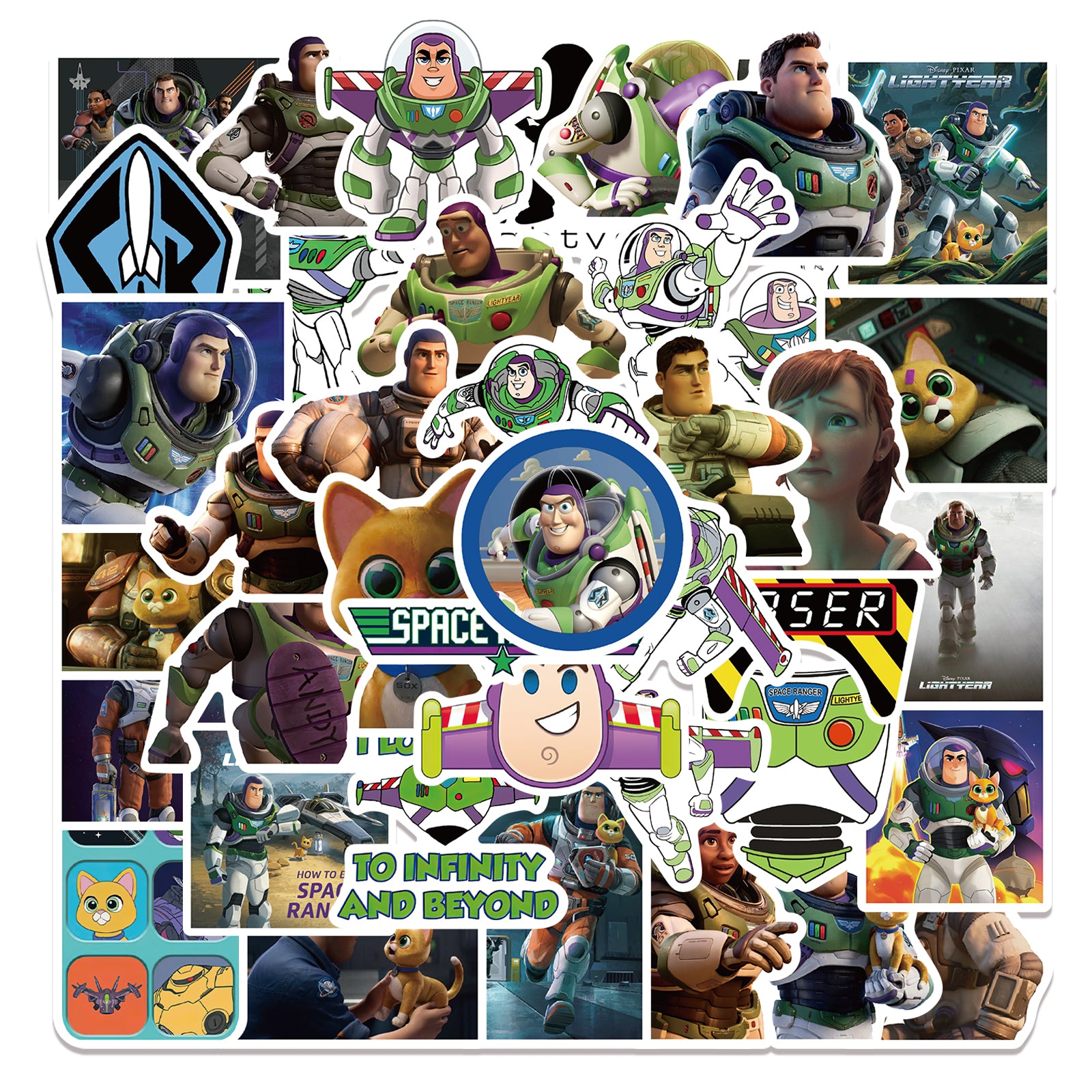 52pcs Lightyear Stickers – AU Sticker World