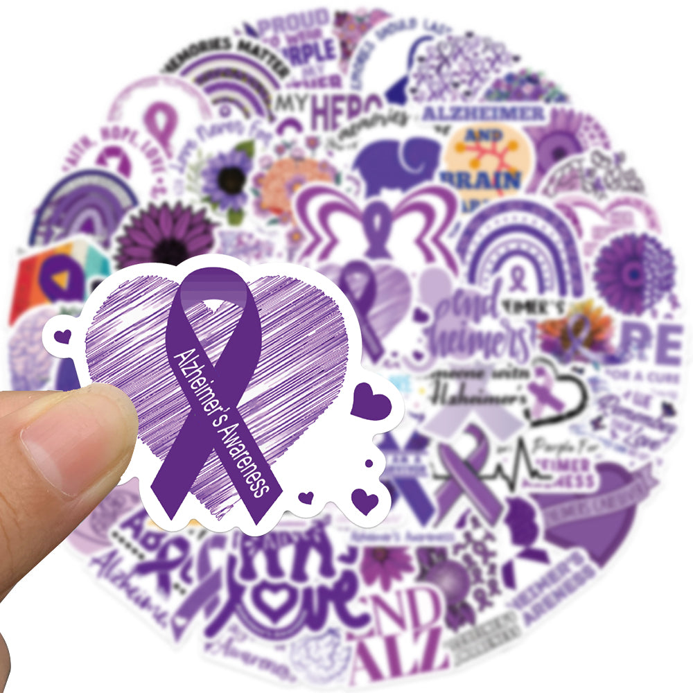 50pcs Alzheimer Stickers