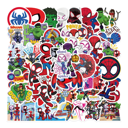 50pcs Spider-Man and His Amazing Friends Stickers