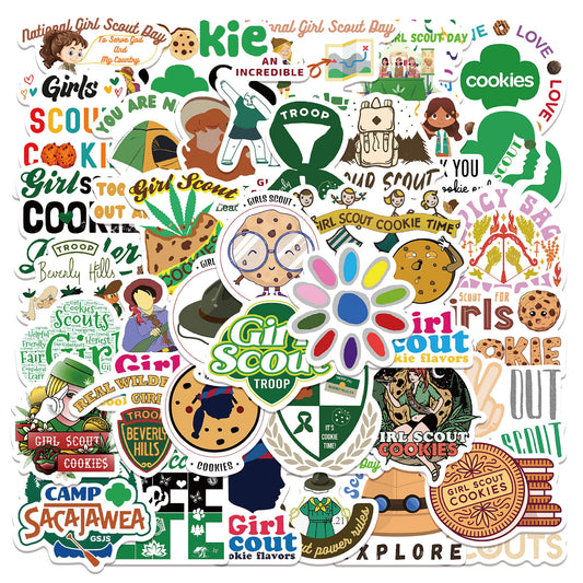 50pcs Girl Scout Mom Life Stickers