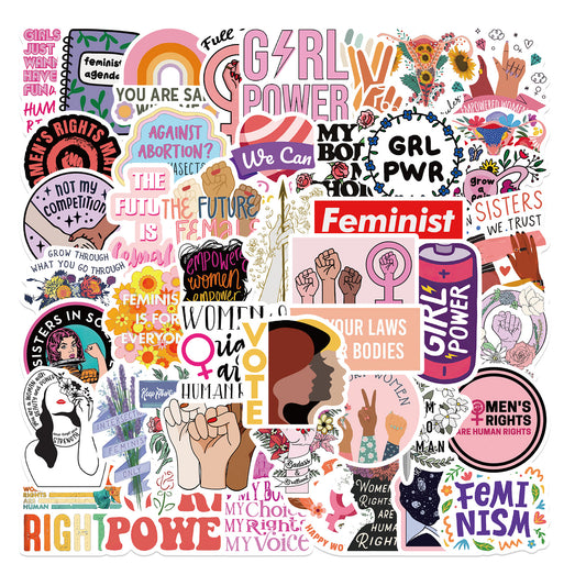 50pcs Feminism 1 Stickers