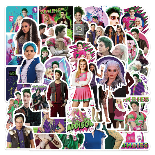 50pcs Zombies Stickers