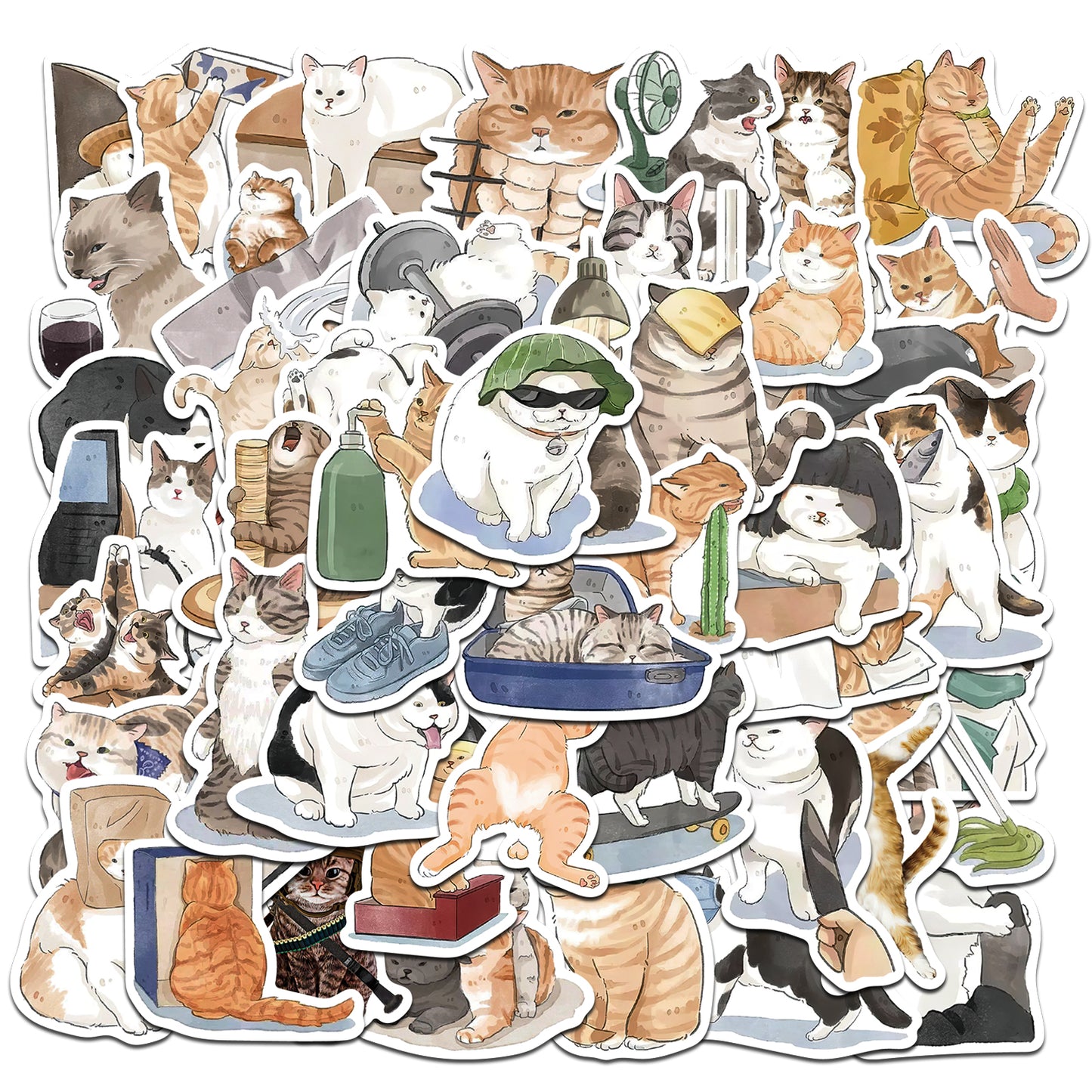 53pcs Cats 2 Stickers