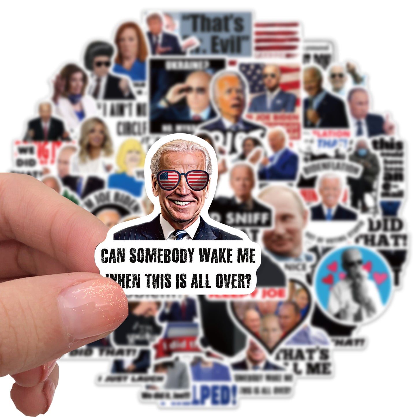 50pcs Biden Putin Memes Stickers