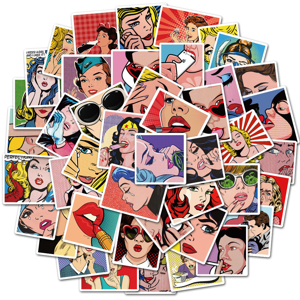 50pcs Pop Art 1 Stickers