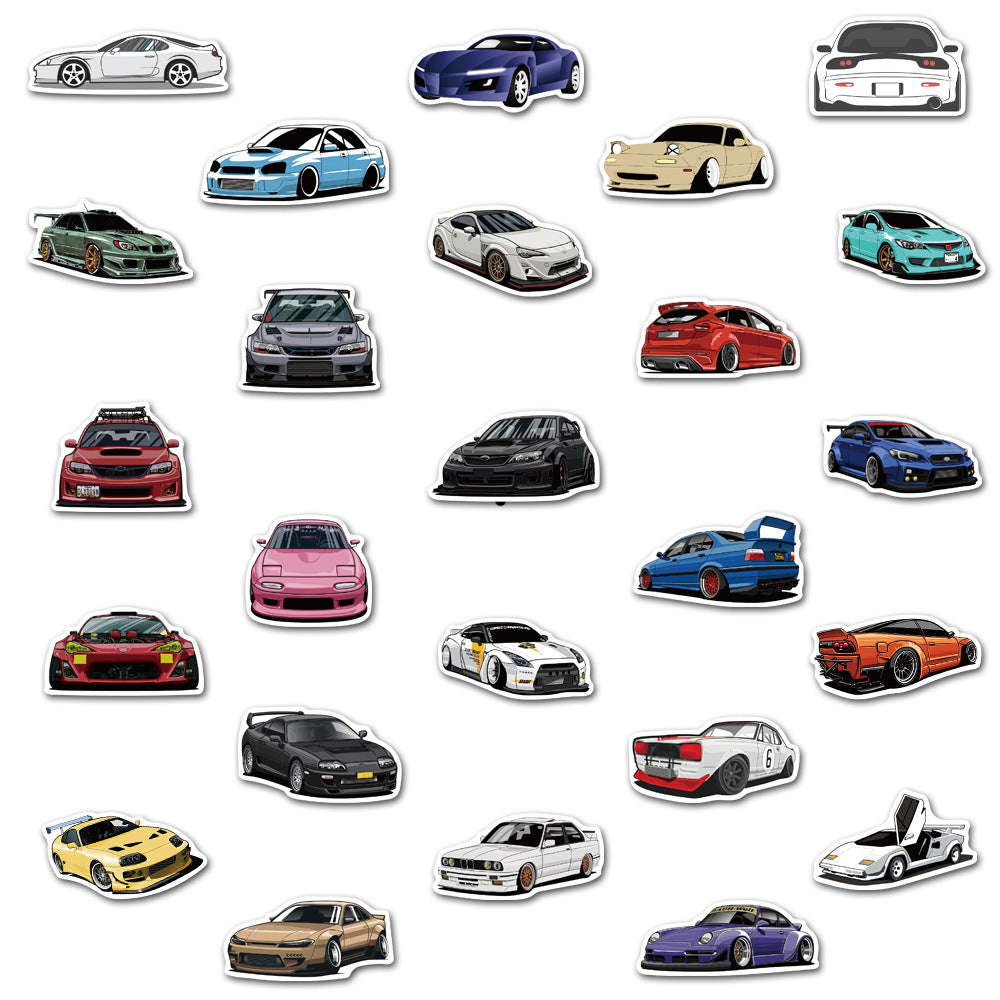 50pcs JDM Car 2 Stickers