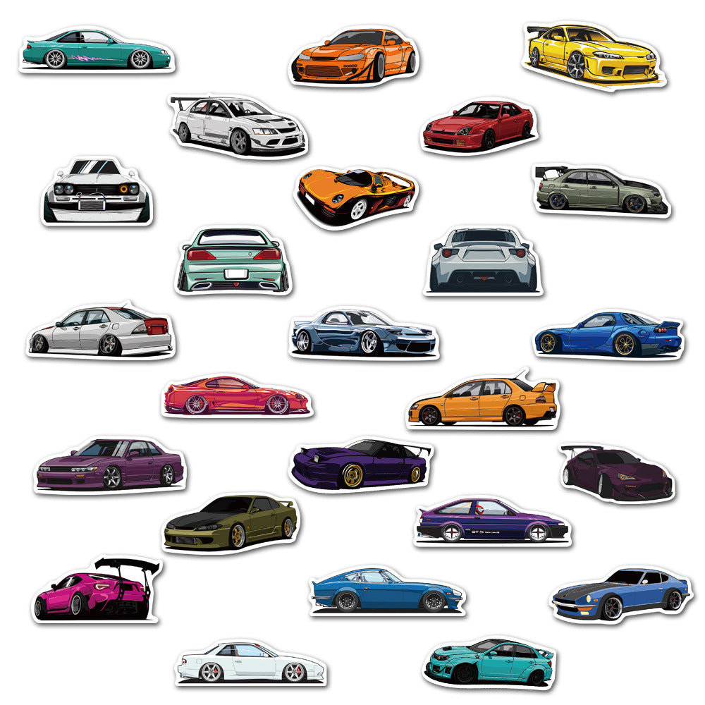 50pcs JDM Car 2 Stickers