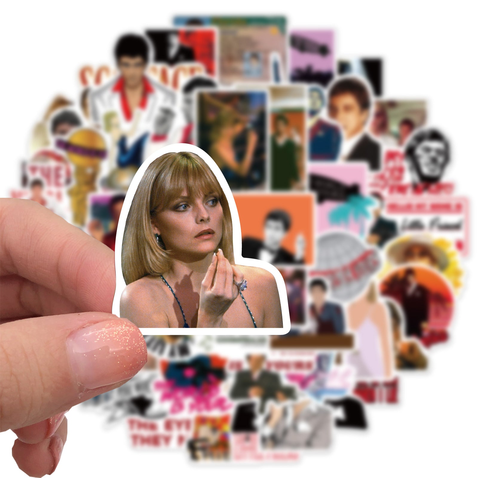 Scarface Sticker Name 50pcs Scarface Stickers – AU Sticker World