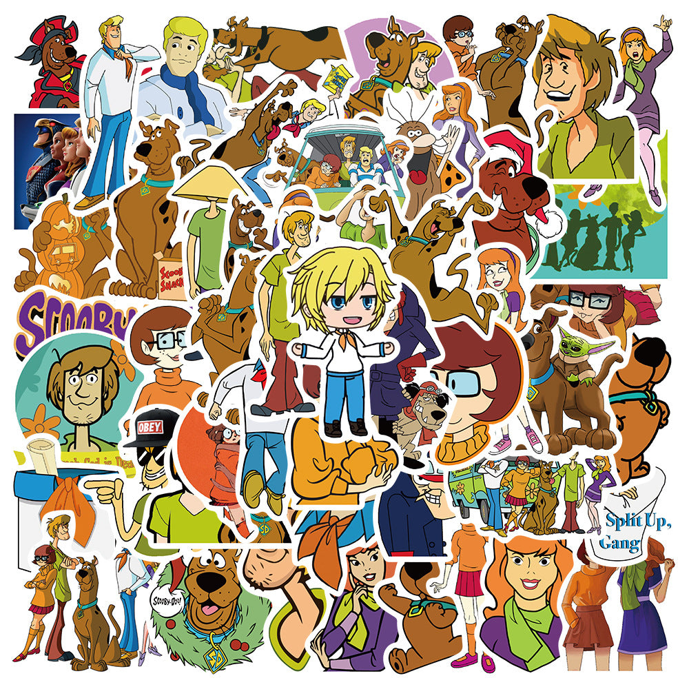 50pcs Scooby Doo 2 Stickers