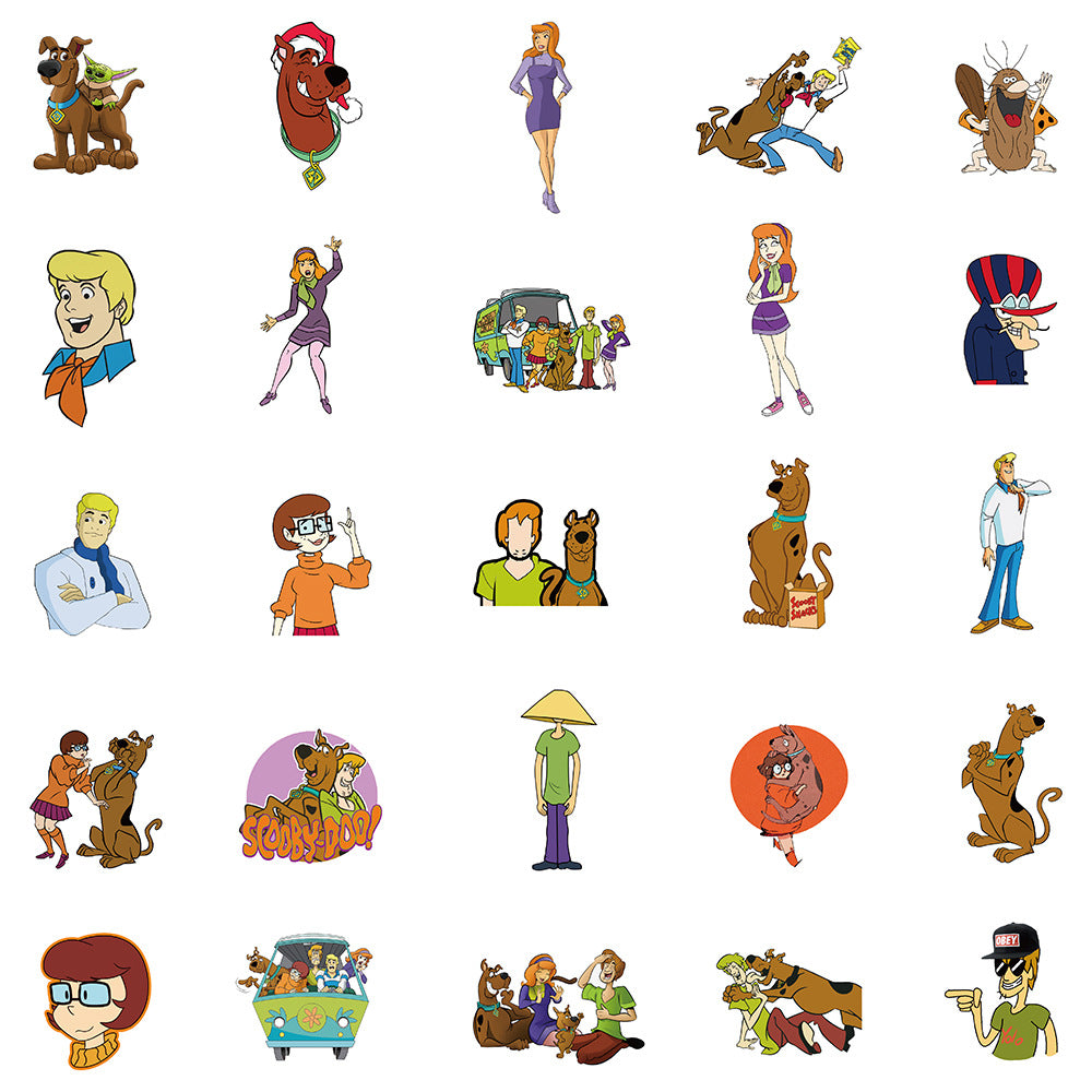 50pcs Scooby Doo 2 Stickers