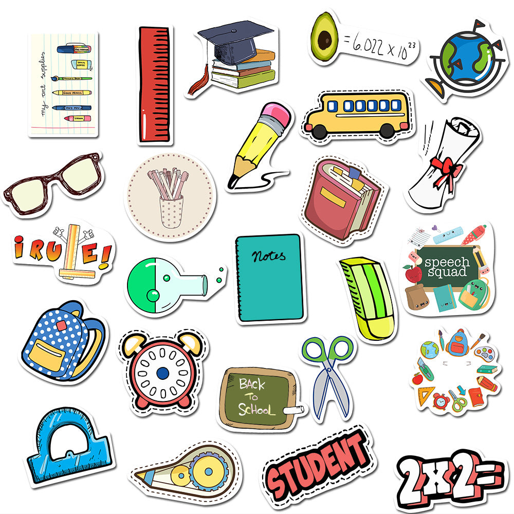 50pcs School Stickers