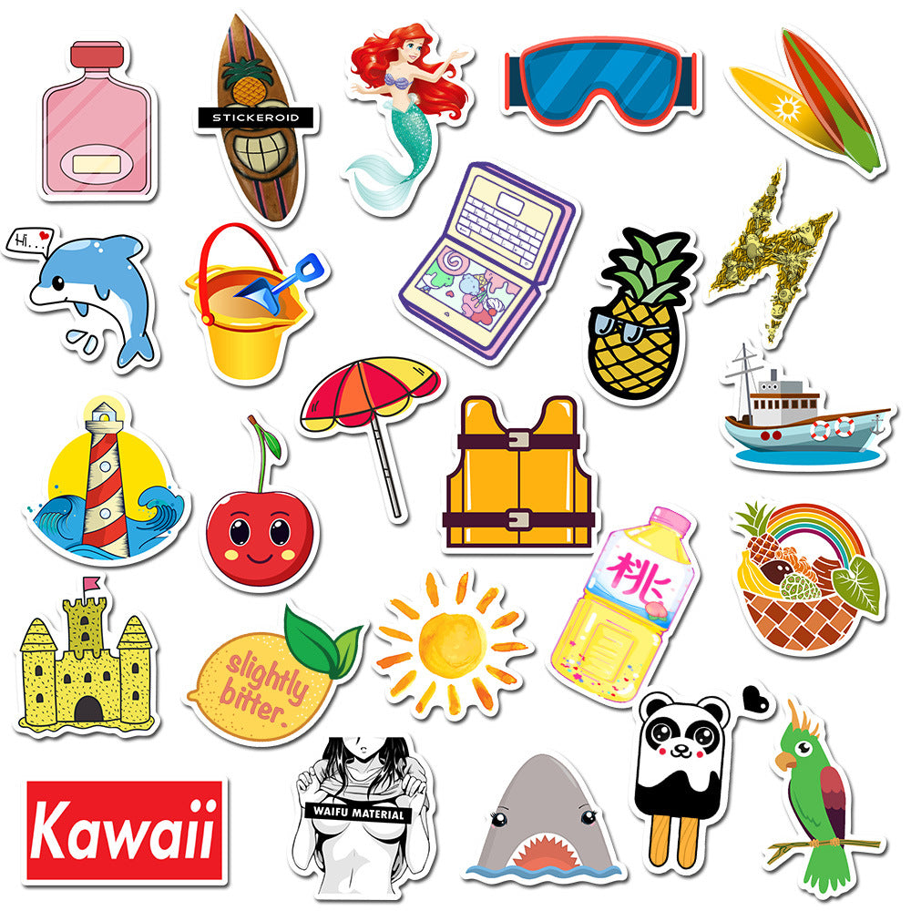 50pcs Cute INS 2 Stickers