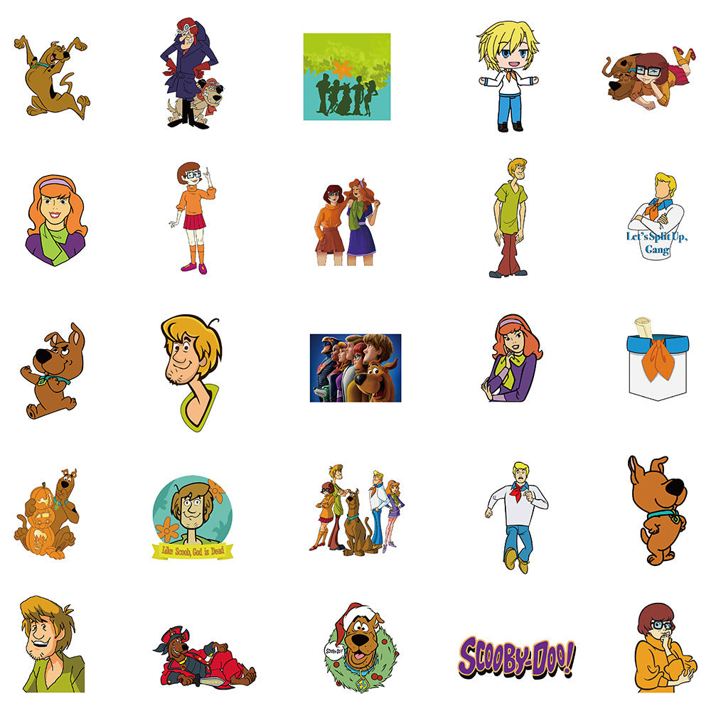 50pcs Scooby Doo 2 Stickers