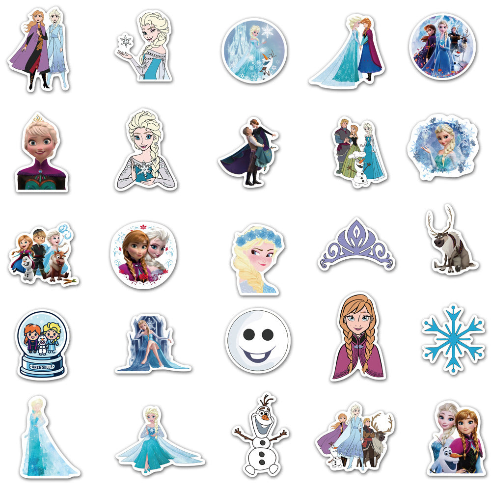 50pcs Frozen Elsa 2 Stickers