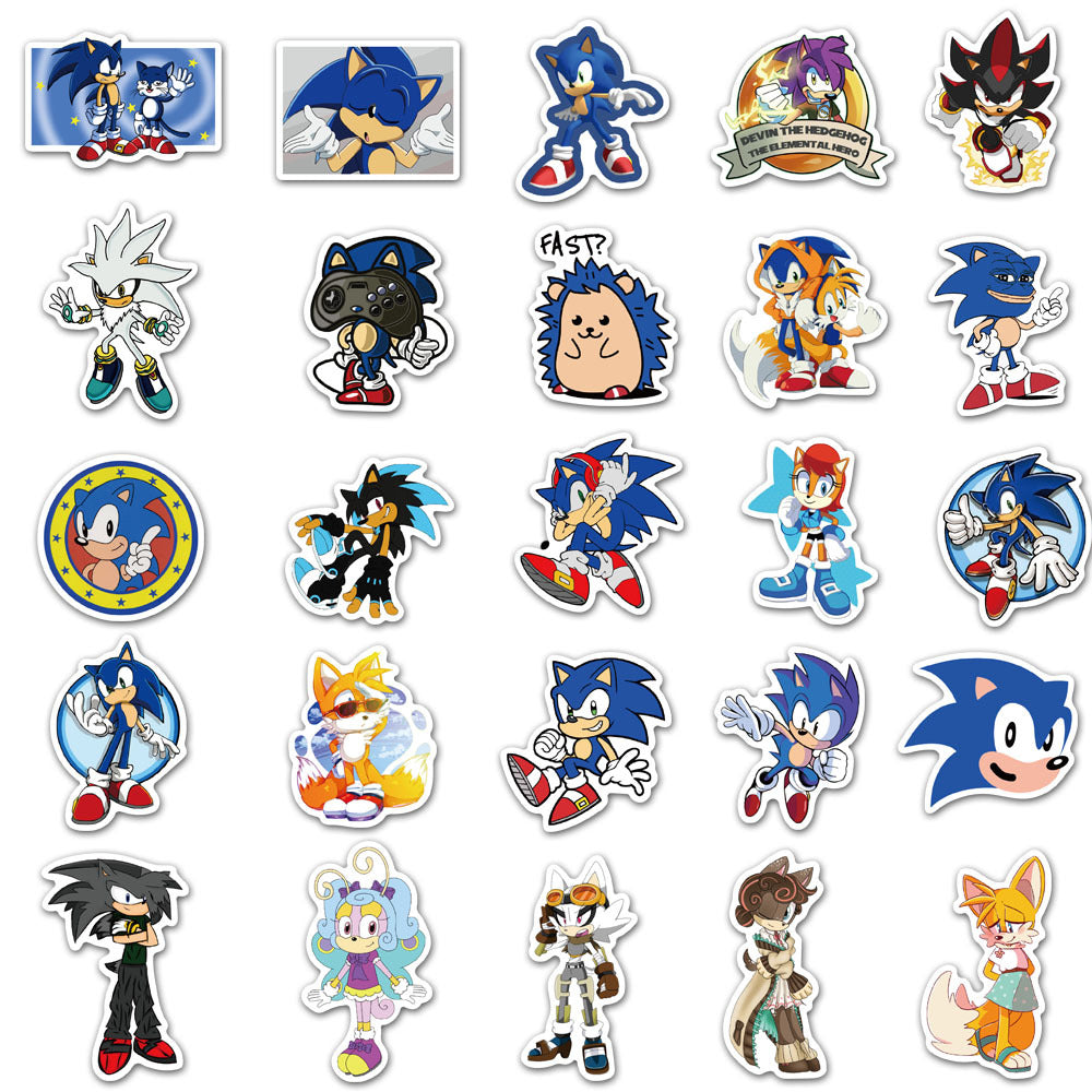 50pcs Sonic 1 Stickers