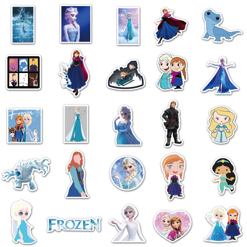 50pcs Frozen Elsa 2 Stickers