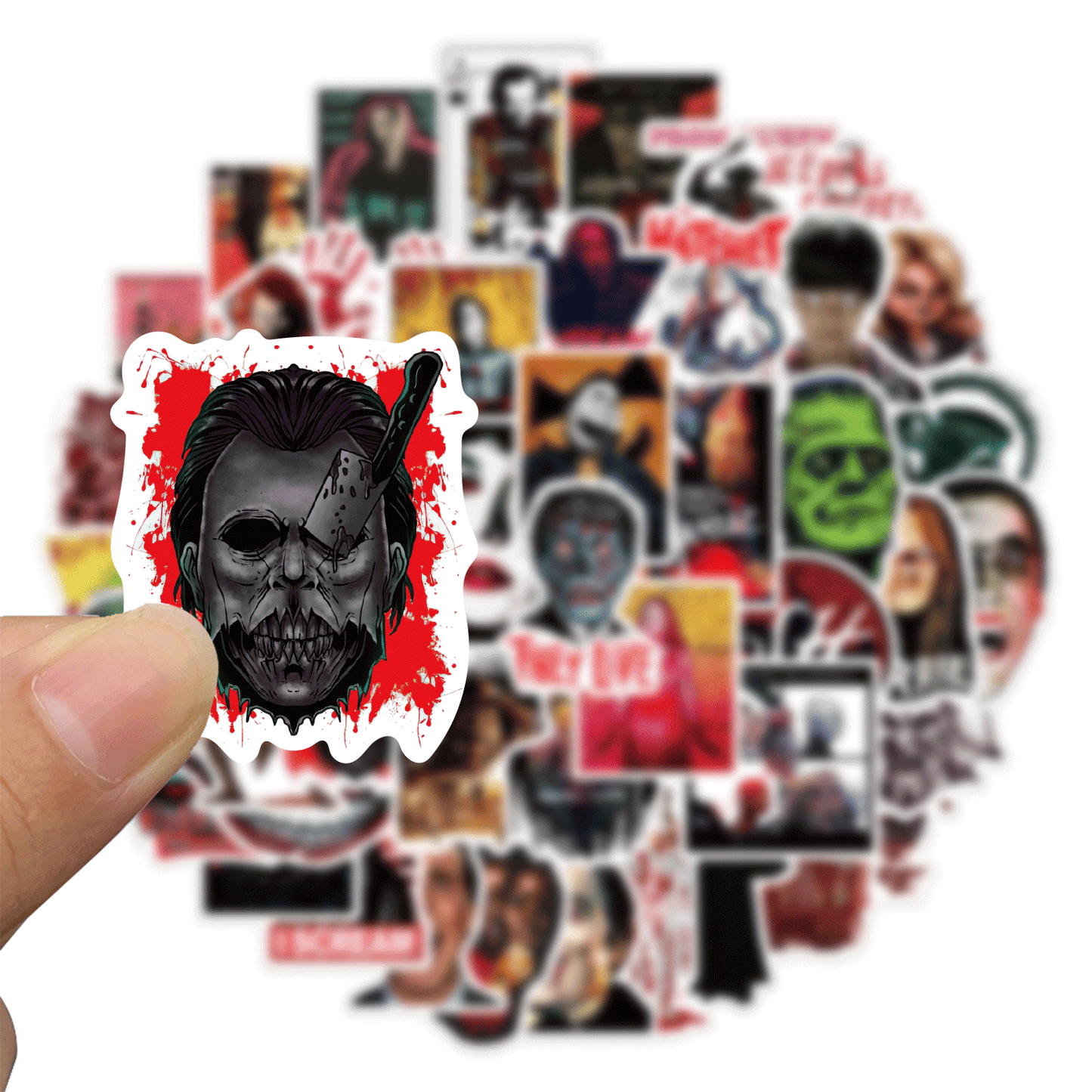 50pcs Horror Movie Collection 1 Stickers