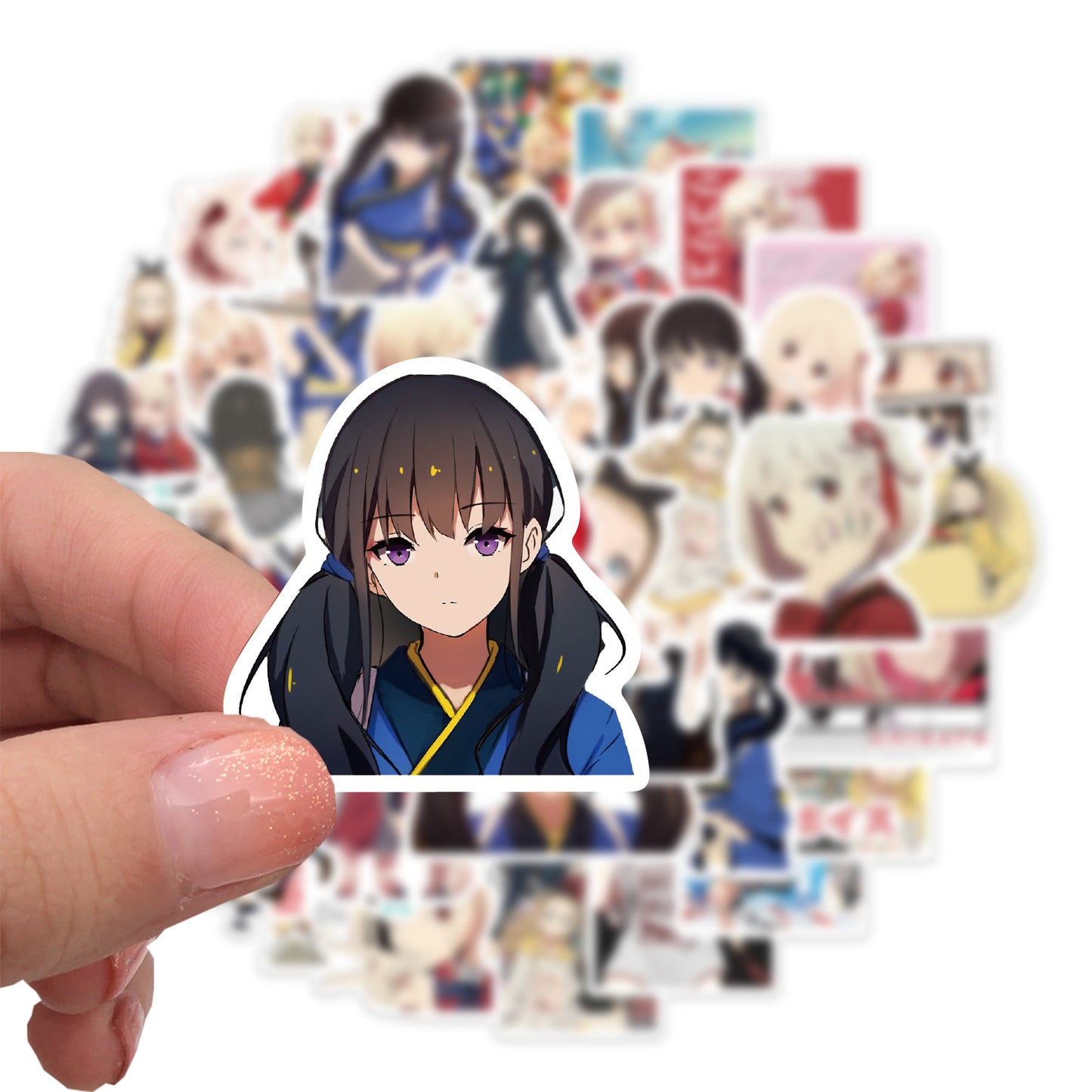 50pcs Lycoris Recoil Stickers