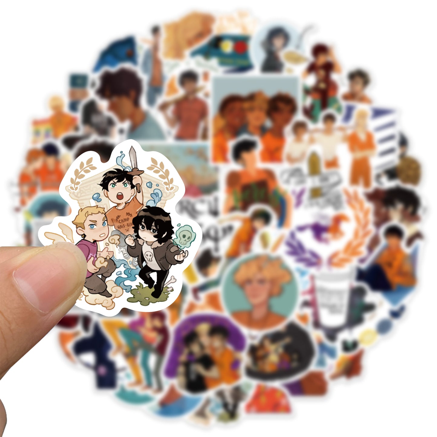 50pcs Percy Jackson Adventure Novel Stickers