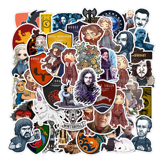 50pcs Game of Thrones Stickers Pack 2