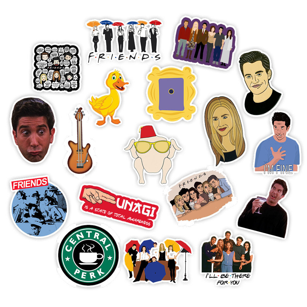 Friends Sticker Simple 50pcs Friends 1 Stickers – AU Sticker World