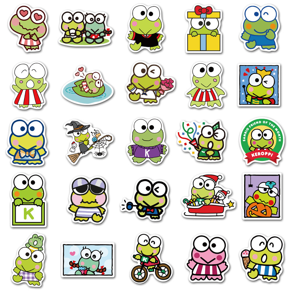 50pcs Keroppi Frog 1 Stickers