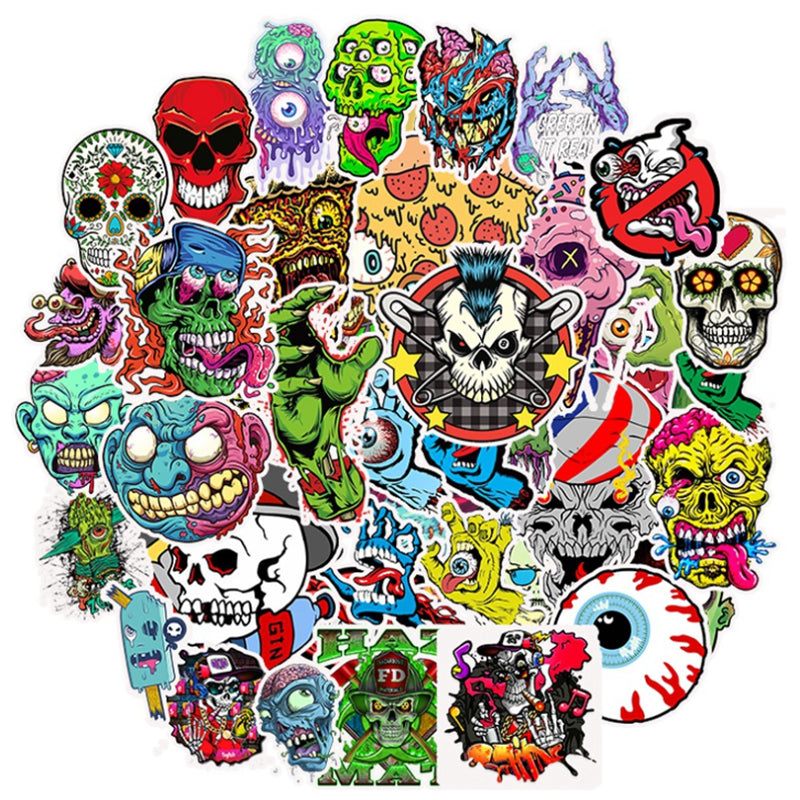Terious Sticker 50pcs Terror Stickers – AU Sticker World