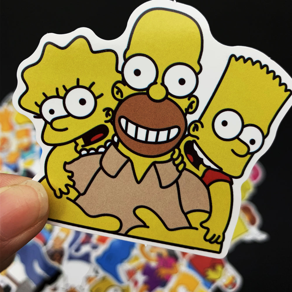 Simpsons Sticker 50pcs Simpson Stickers – AU Sticker World