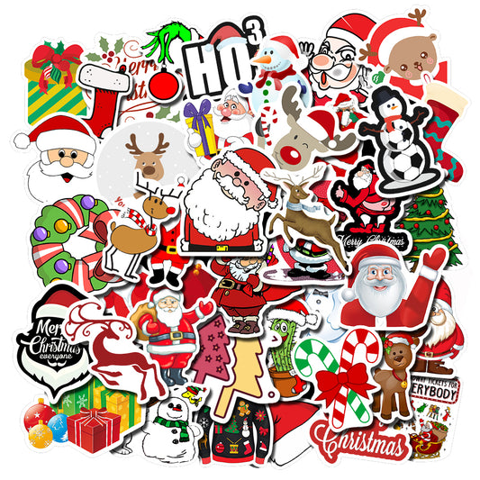 50pcs Xmas 1 Stickers