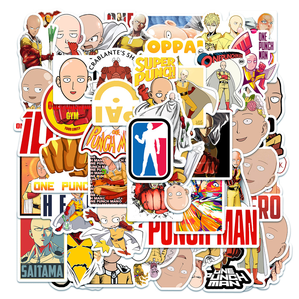 49pcs One Punch Man Stickers