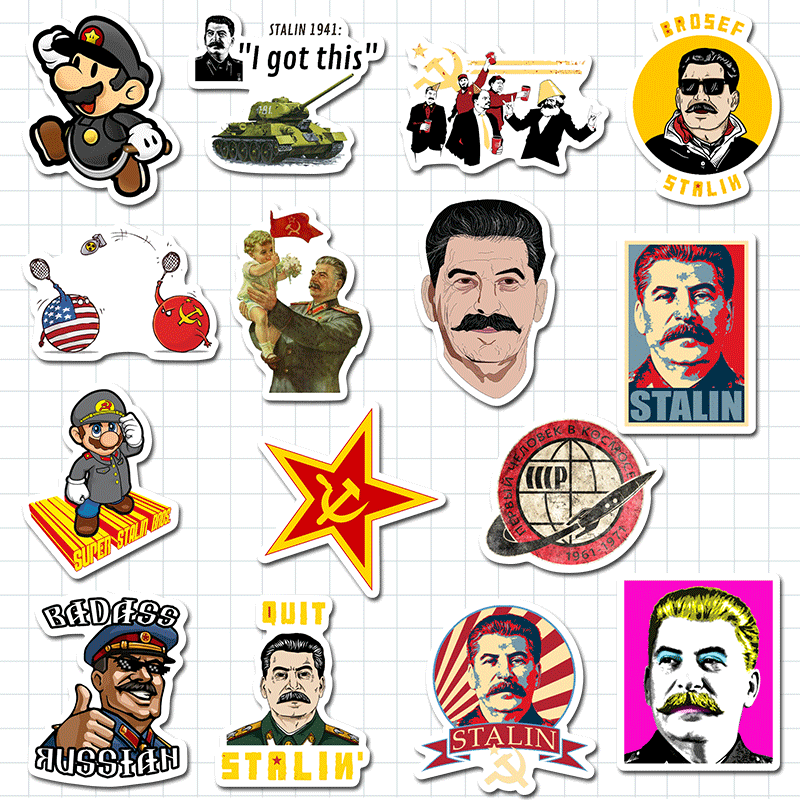 50pcs Russia Stickers – AU Sticker World