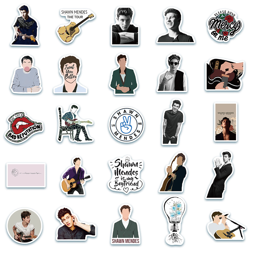 50pcs Shawn Mendes Stickers