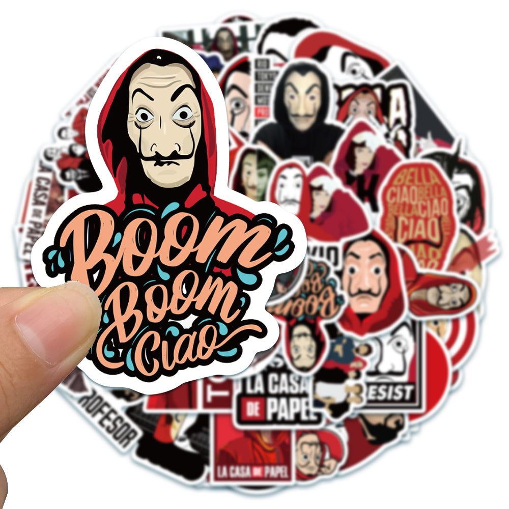 50pcs Money Heist Stickers