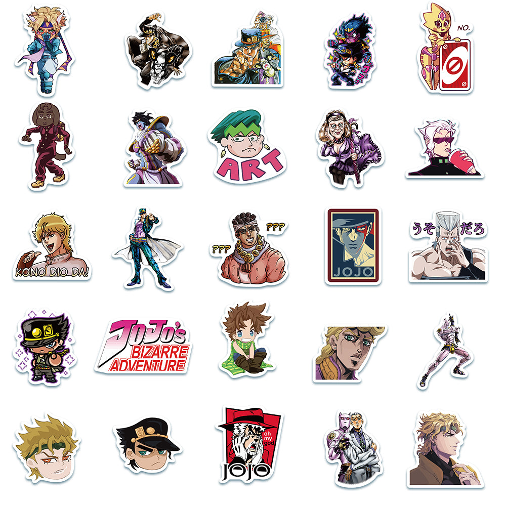 50pcs JoJo's Bizarre Adventure 1 Stickers