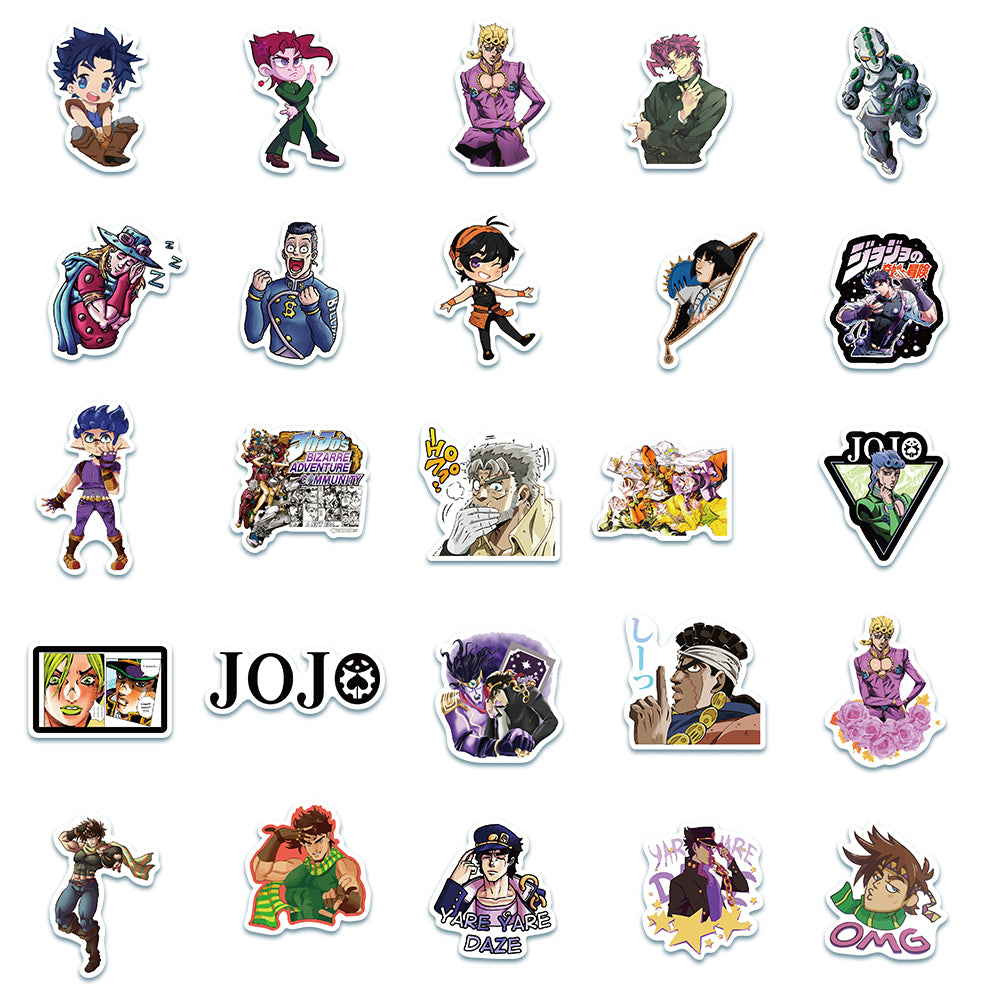 50pcs JoJo's Bizarre Adventure 1 Stickers