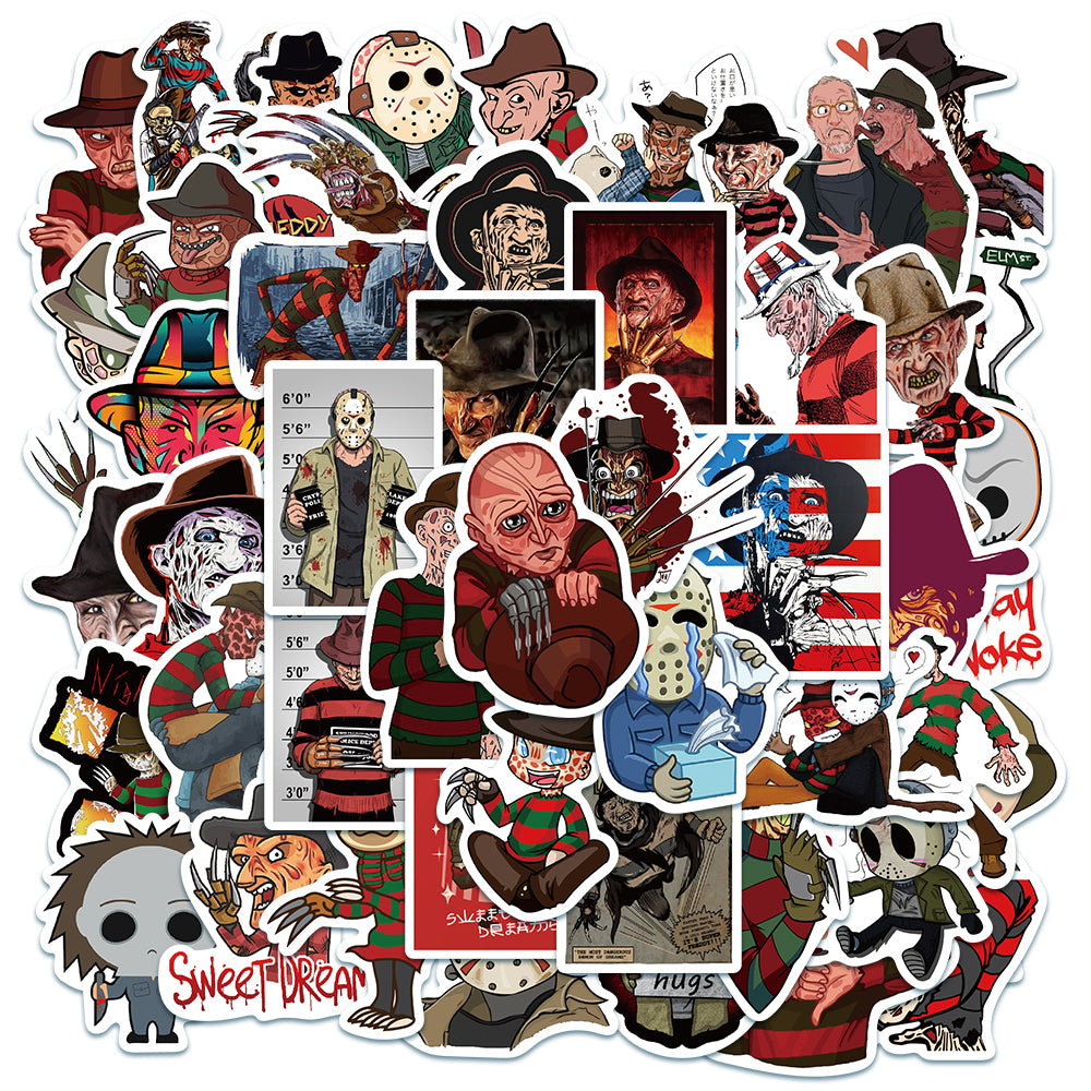 50pcs Freddy Krueger Stickers