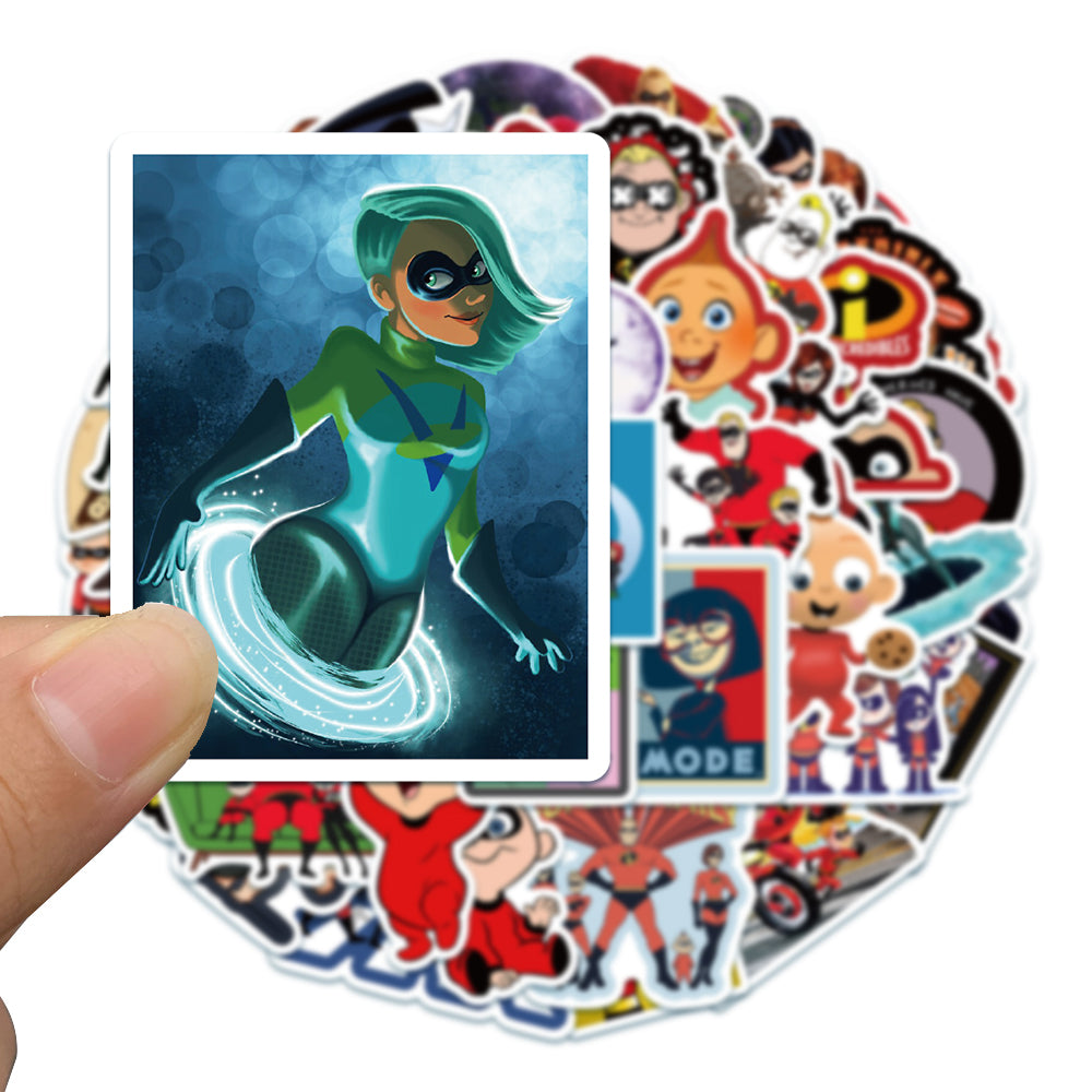 50pcs Incredibles Movie 1 Stickers