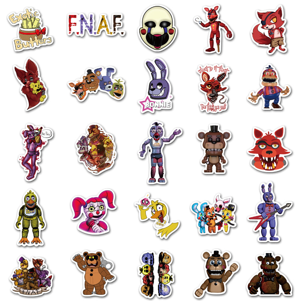 50pcs Five Nights at Freddy's 1 Stickers – AU Sticker World