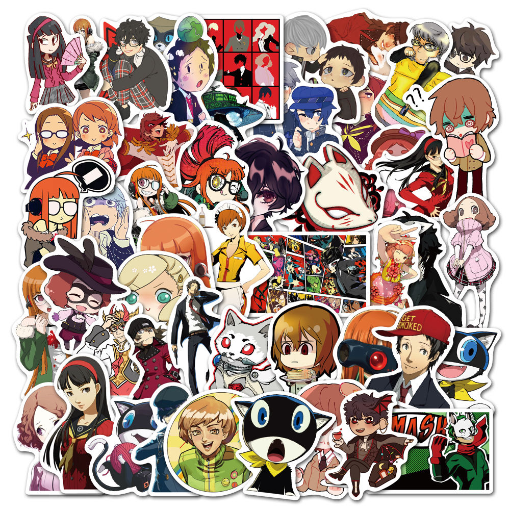 50pcs Persona 2 Stickers – AU Sticker World