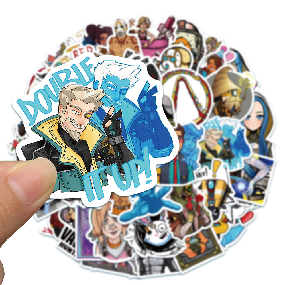 50pcs Borderlands Stickers