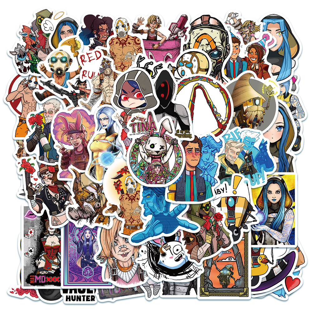 50pcs Borderlands Stickers