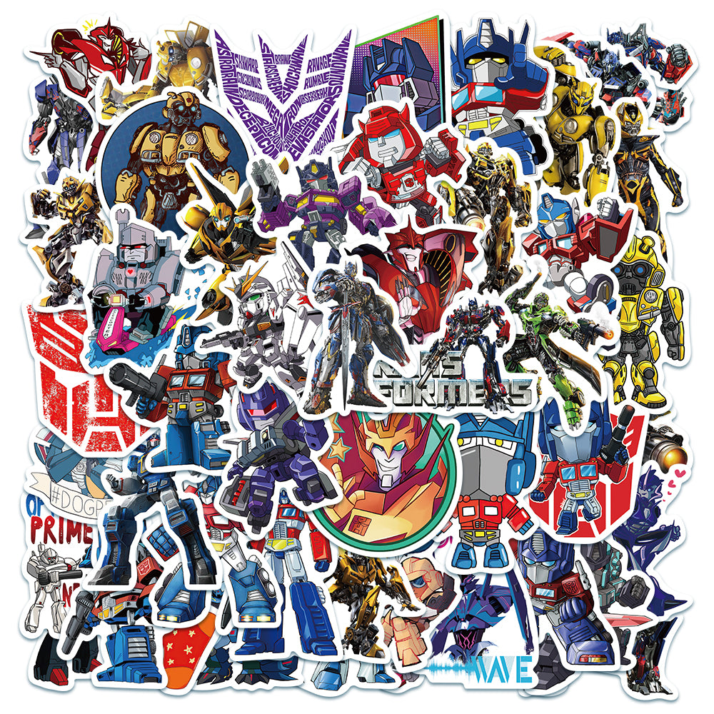 50pcs Transformers 1 Stickers – AU Sticker World