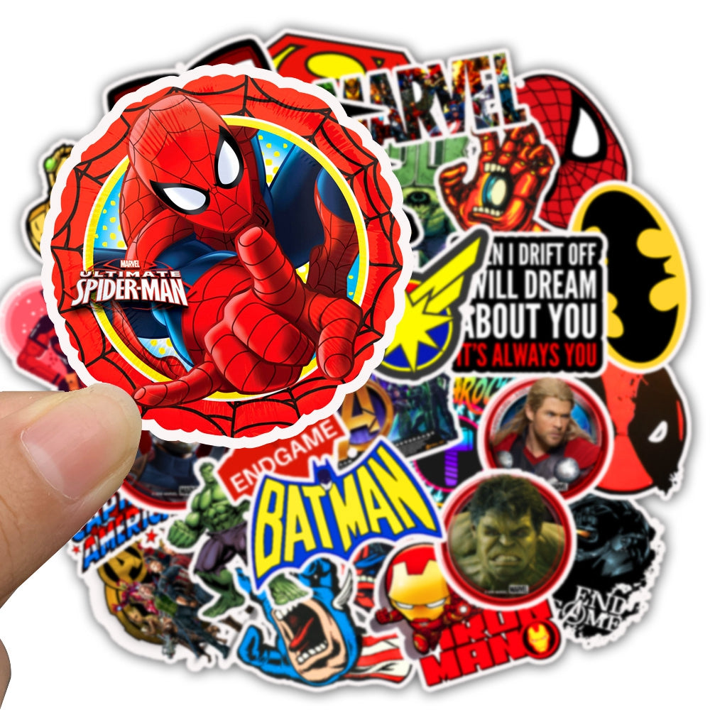 50pcs Superhero 2 Stickers