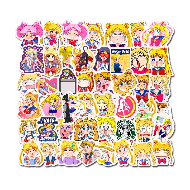 50pcs Sailor Moon Stickers