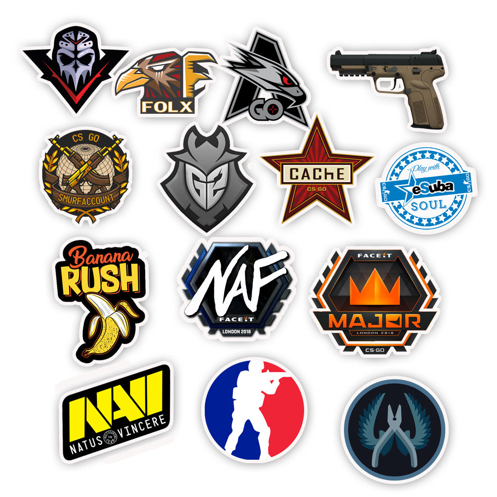 Cs Vg Sticker 50pcs CS Go Stickers – AU Sticker World