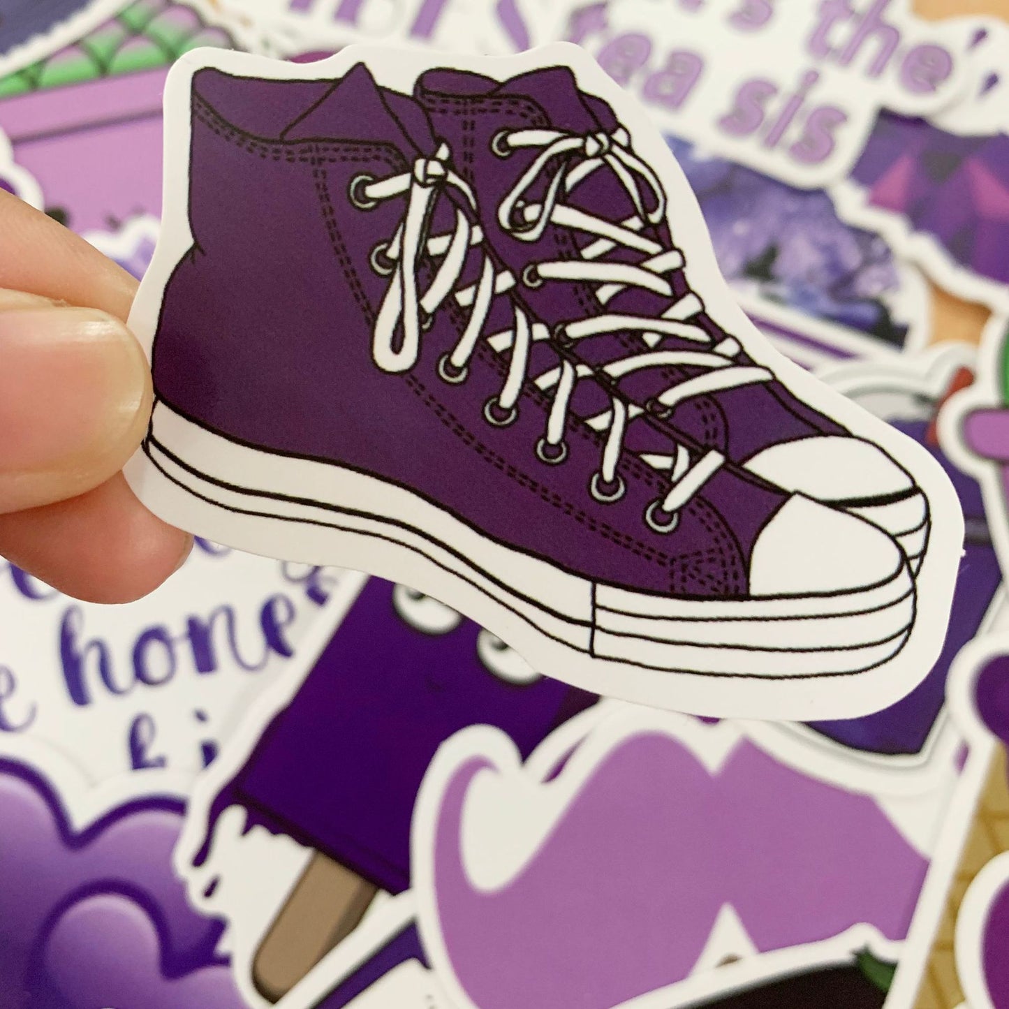 50pcs Purple INS Stickers